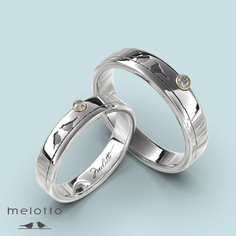 Обручальные кольца Melotto 7423