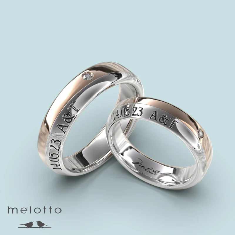 Обручальные кольца Melotto 7424 Обручальные кольца Melotto 7424