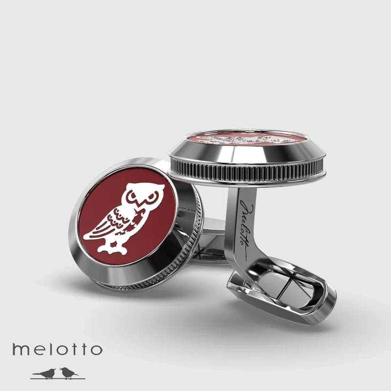 Золотые запонки с изображением философского факультета МГУ