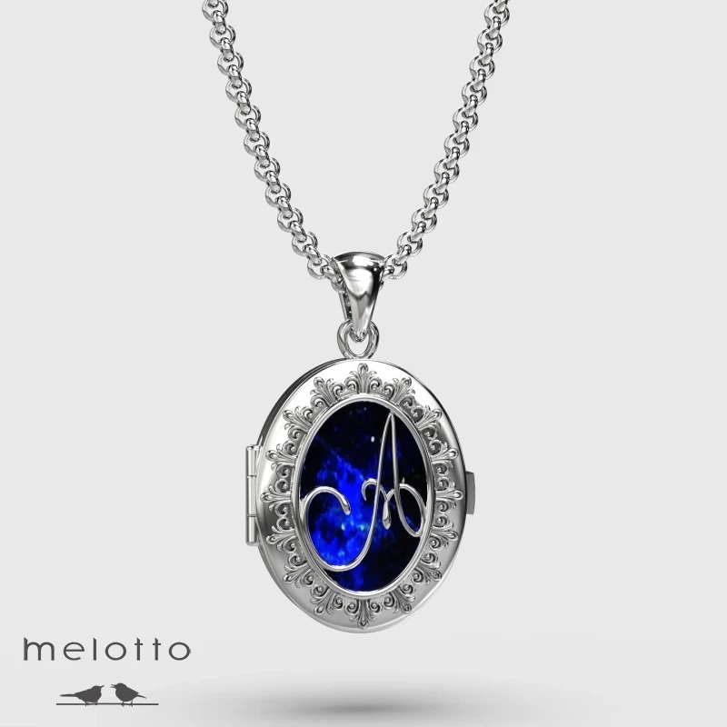 Подвеска-Амулет с инициалами и фотографией внутри