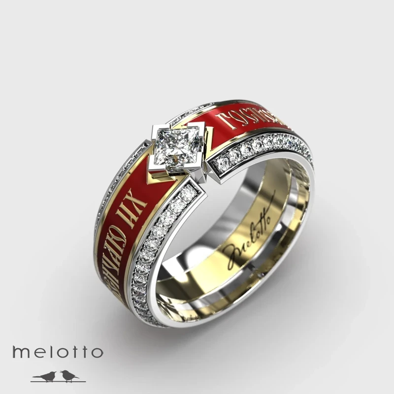 Обручальное кольцо Бриллиантовое счастье