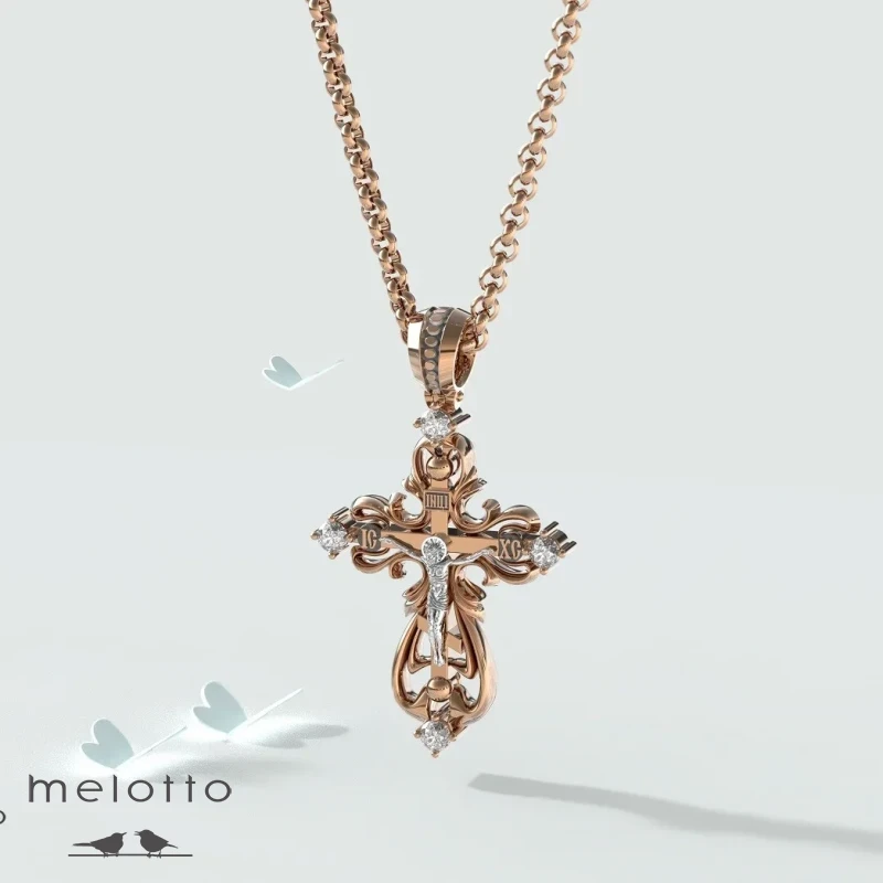 Нательный мужской крест