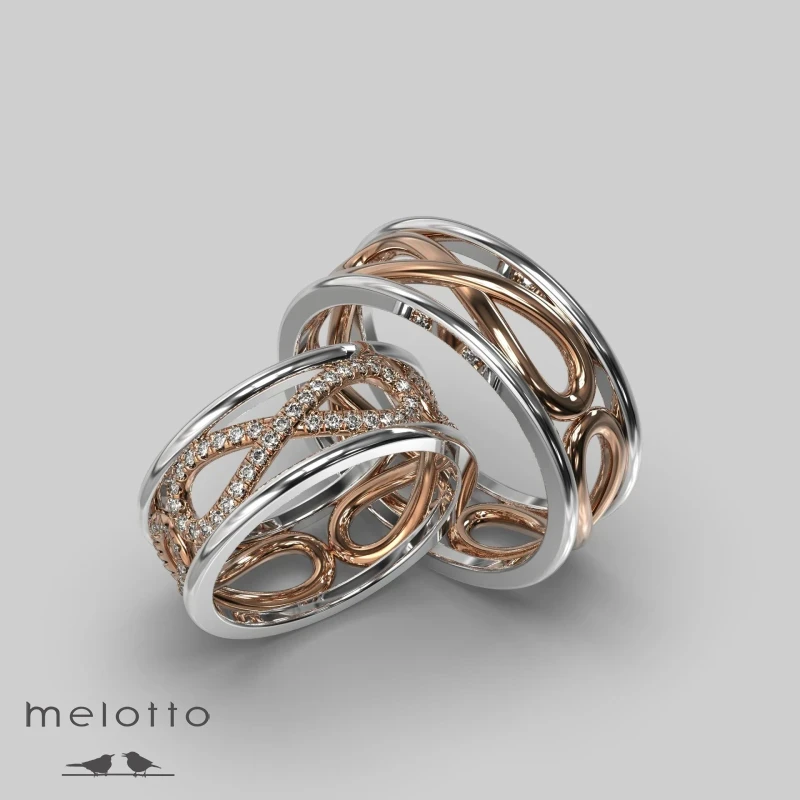 Обручальная пара колец Insignia