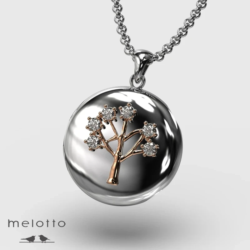 Золотой кулон Древо Жизни