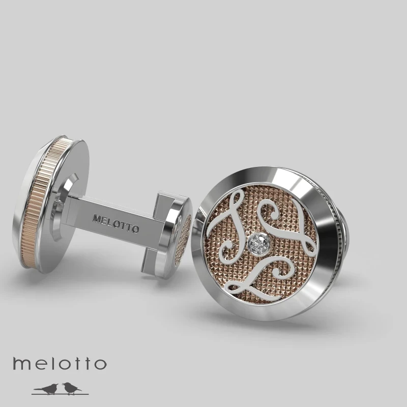 Запонки с инициалами LLL Запонки с инициалами LLL