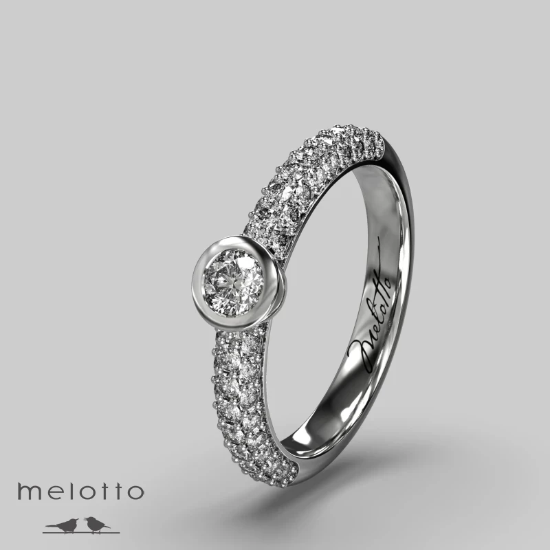 Помолвочное кольцо с бриллиантом на заказ.596 Помолвочное кольцо с бриллиантом на заказ.596