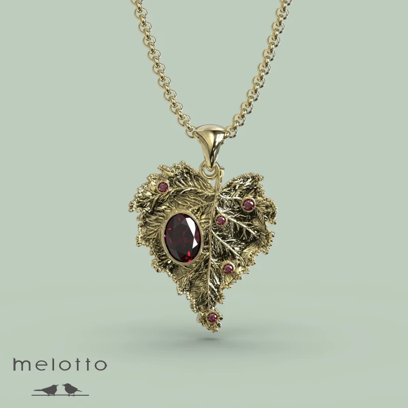 Кулон Золотой Клен