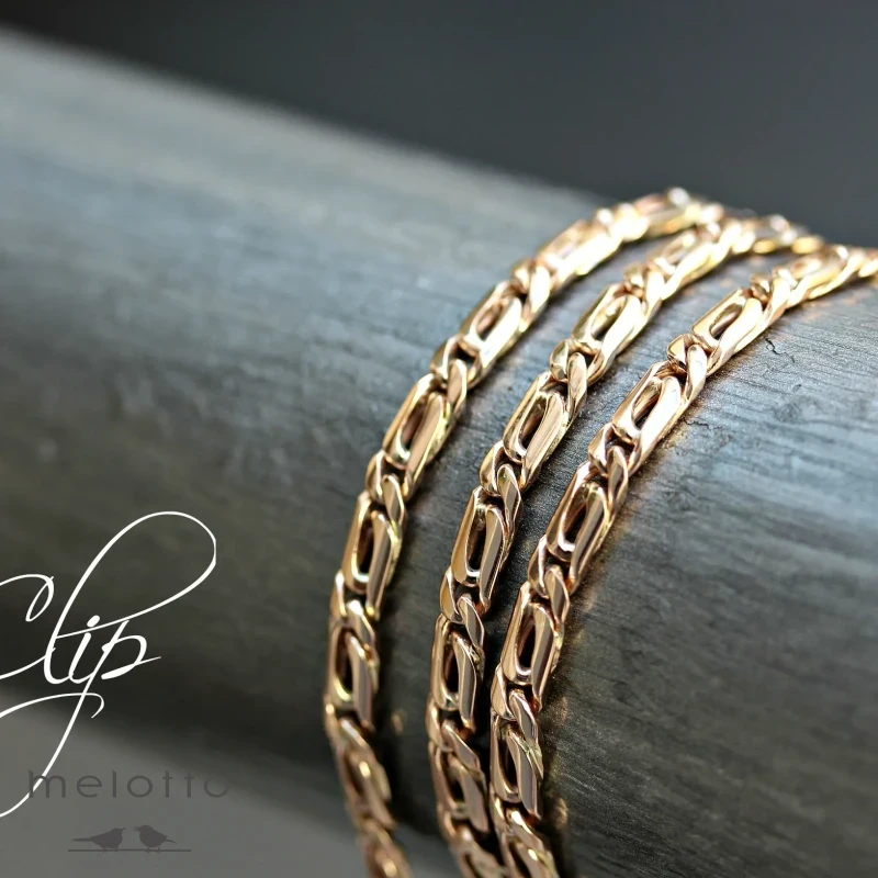 Цепочка из золота мужская «Clip» Цепочка из золота мужская «Clip»