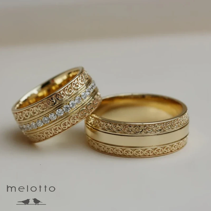 Популярные винтажные обручальные кольца Популярные винтажные обручальные кольца