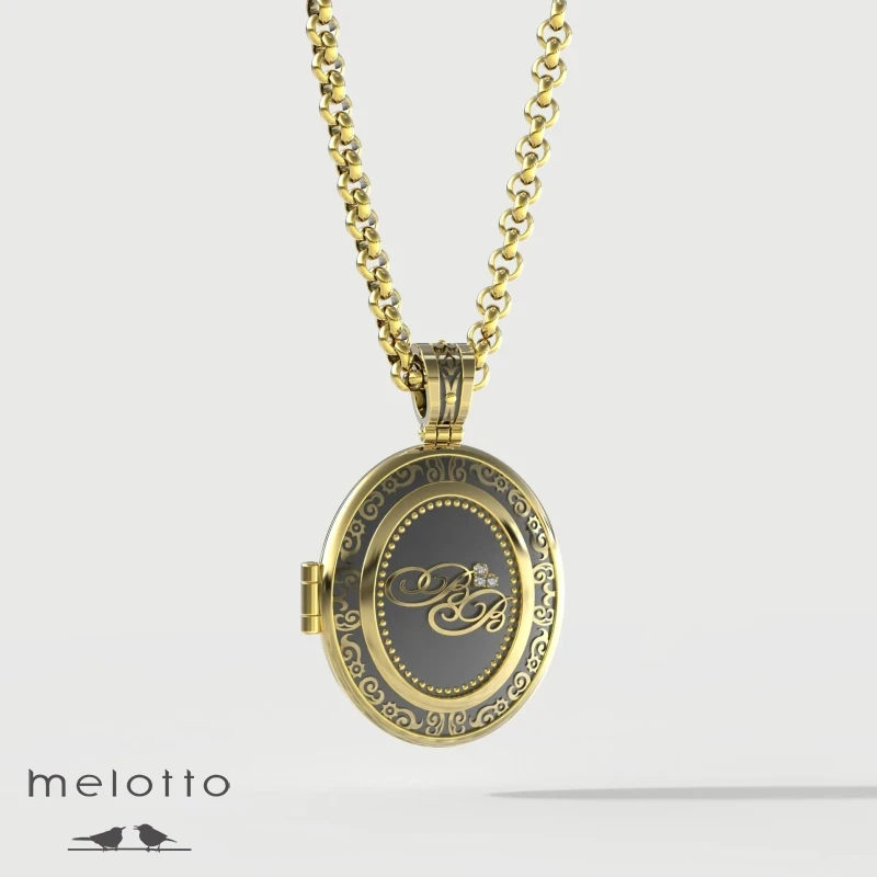 Большой медальон с фотографией