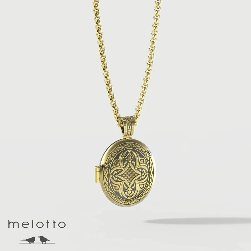 Медальон с открывающийся фотографией