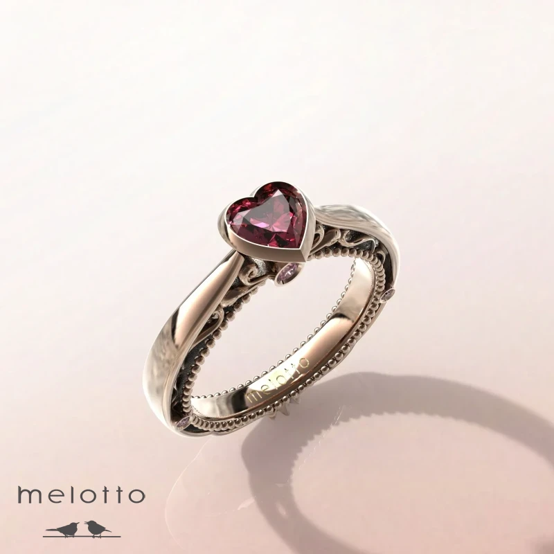 Кольцо с рубином «Coeur écarlate» Кольцо с рубином «Coeur écarlate»