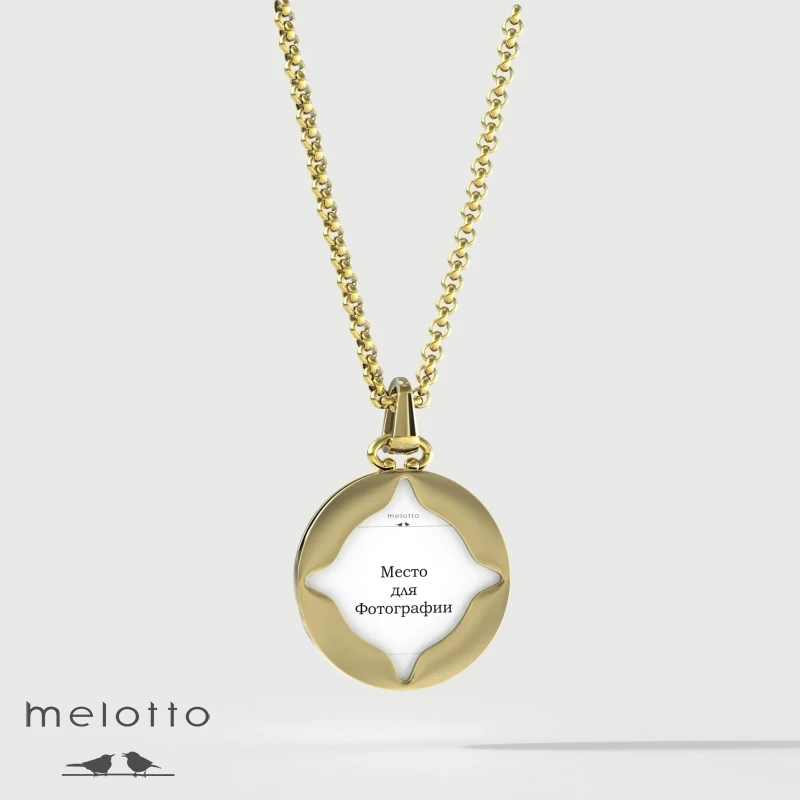 Круглый медальон под 1 фото