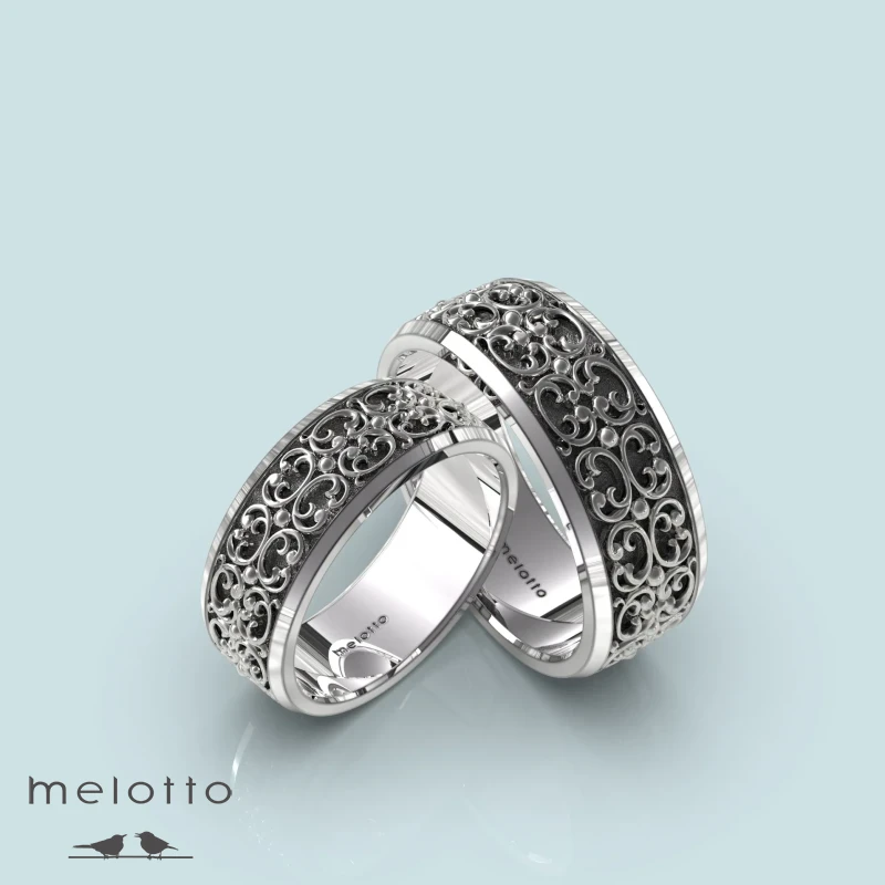 Парные обручальные кольца «Винтаж»