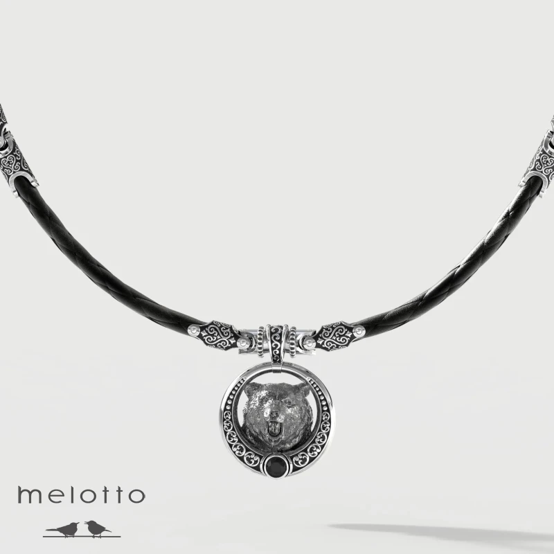 Шнурок с золотыми вставками «Ursus arctos» Шнурок с золотыми вставками «Ursus arctos»