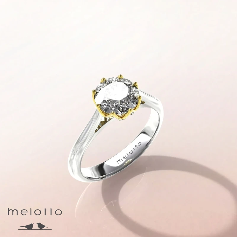 Кольцо с бриллиантом «Flower of life» Кольцо с бриллиантом «Flower of life»