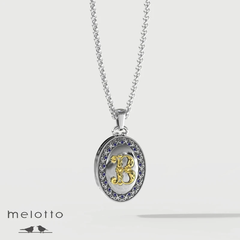 Медальон с инициалом "В" Медальон с инициалом "В"