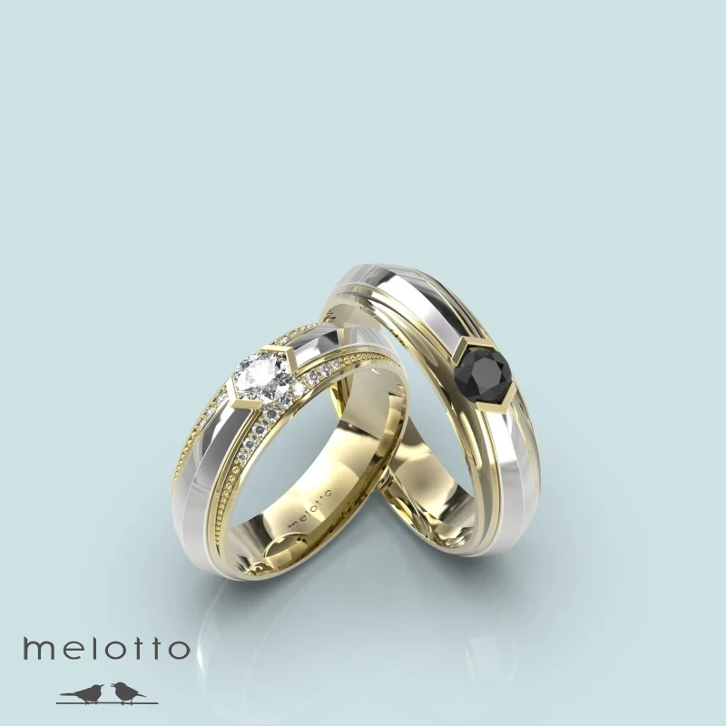 Модные обручальные кольца нового стиля