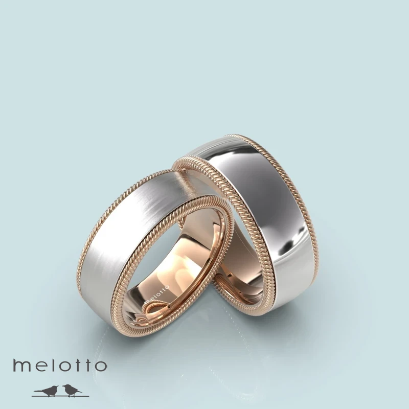 Широкие матовые обручальные кольца Широкие матовые обручальные кольца