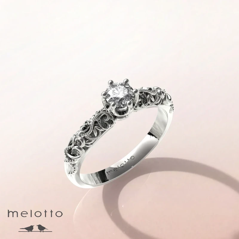 Кольцо с бриллиантом «Arpels»