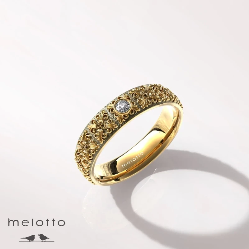 Женское обручальное кольцо «Русский Узор»