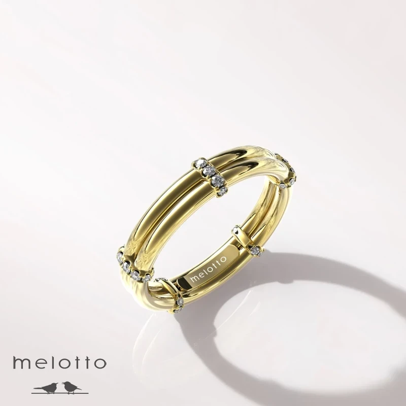 Женское обручальное кольцо «Желтое золото вечности» Женское обручальное кольцо «Желтое золото вечности»