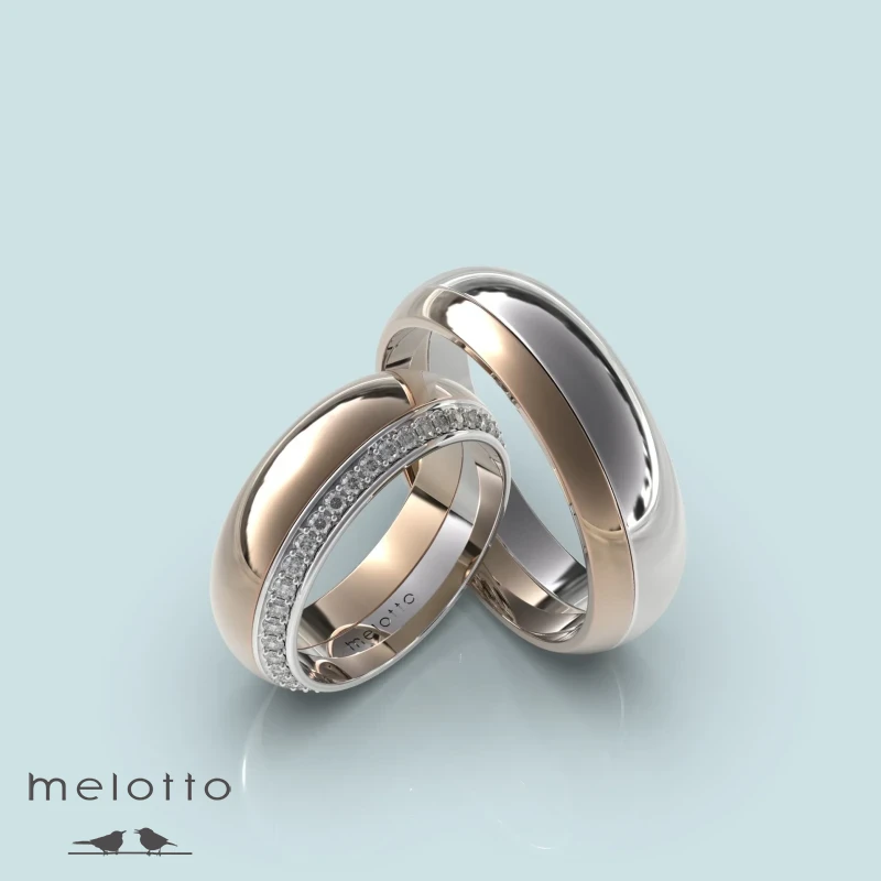 Выпуклые обручальные кольца