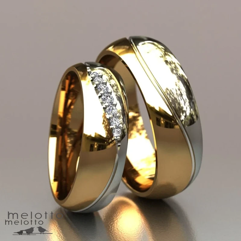 Классические обручальные кольца выпуклые Классические обручальные кольца выпуклые