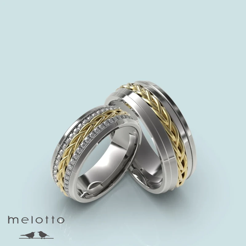 Обручальные кольца индивидуального дизайна Обручальные кольца индивидуального дизайна