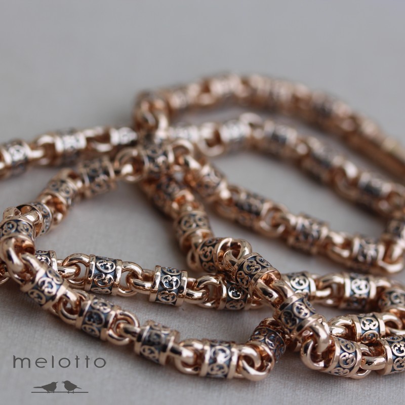 Мужская золотая цепочка «Пьемонт» Мужская золотая цепочка «Пьемонт»