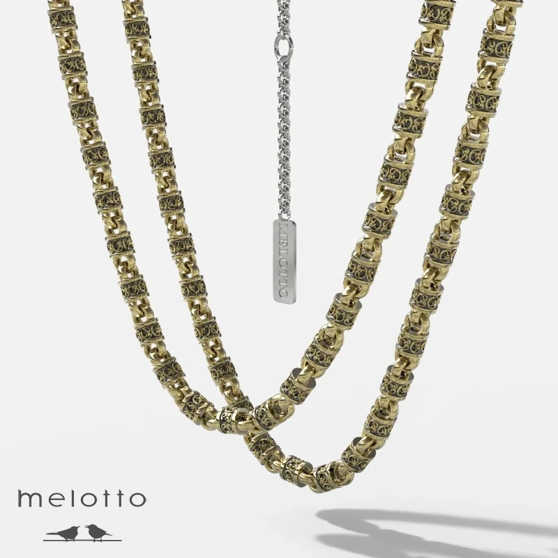 Мужская золотая цепочка «Пьемонт»