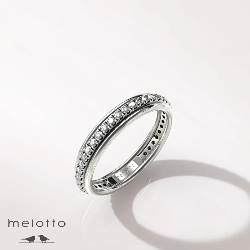 Женское обручальное кольцо «White diamond» Женское обручальное кольцо «White diamond»