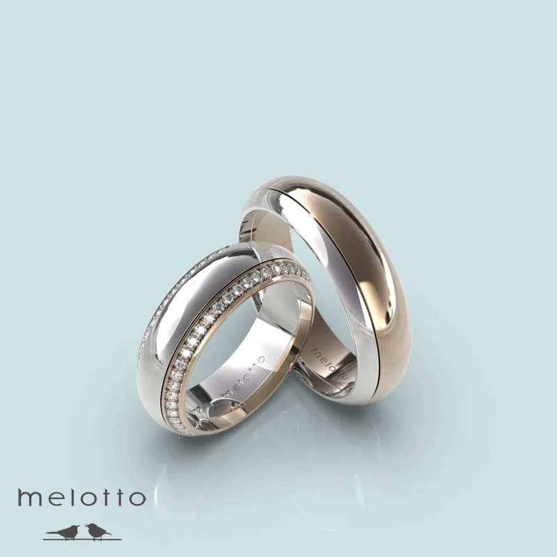 Золотые обручальные кольца с бриллиантами Золотые обручальные кольца с бриллиантами