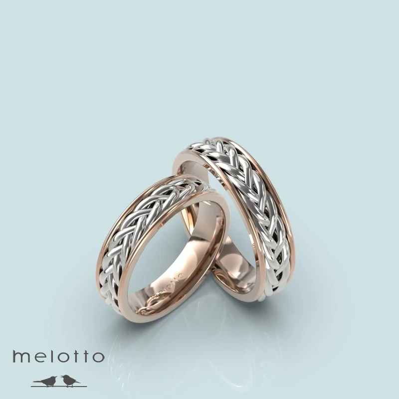 Обручальные кольца «Gold rope» Обручальные кольца «Gold rope»