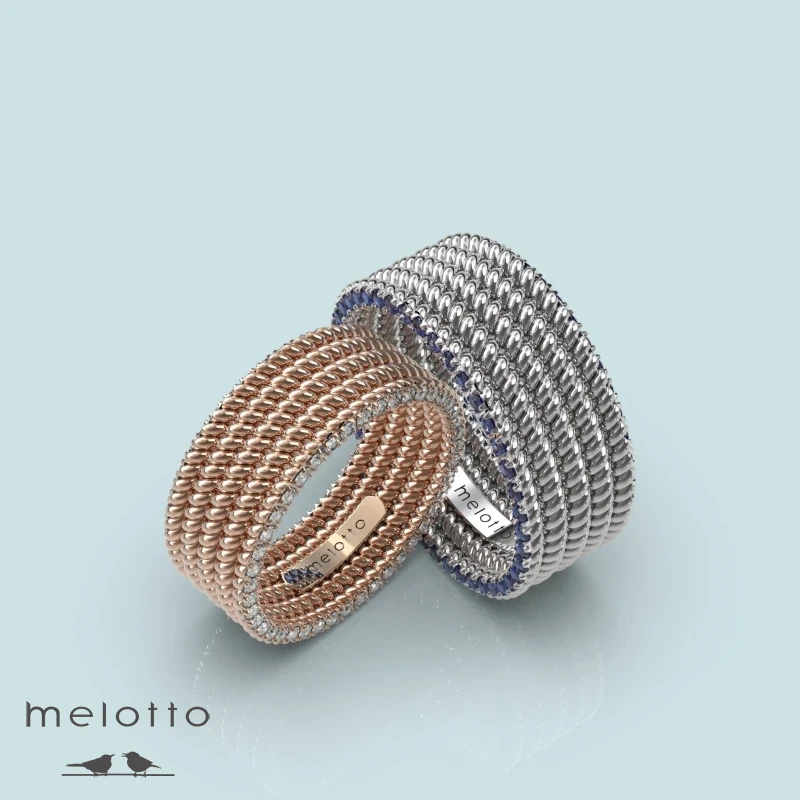 Авторские парные обручальные кольца