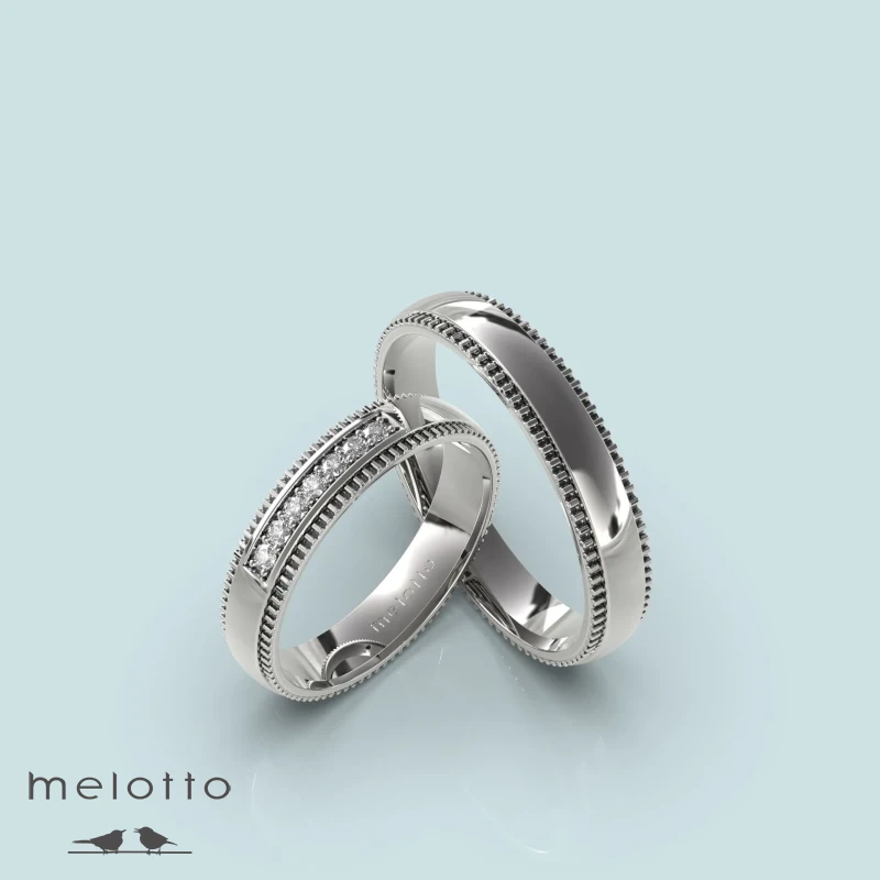 Узкие классические обручальные кольца