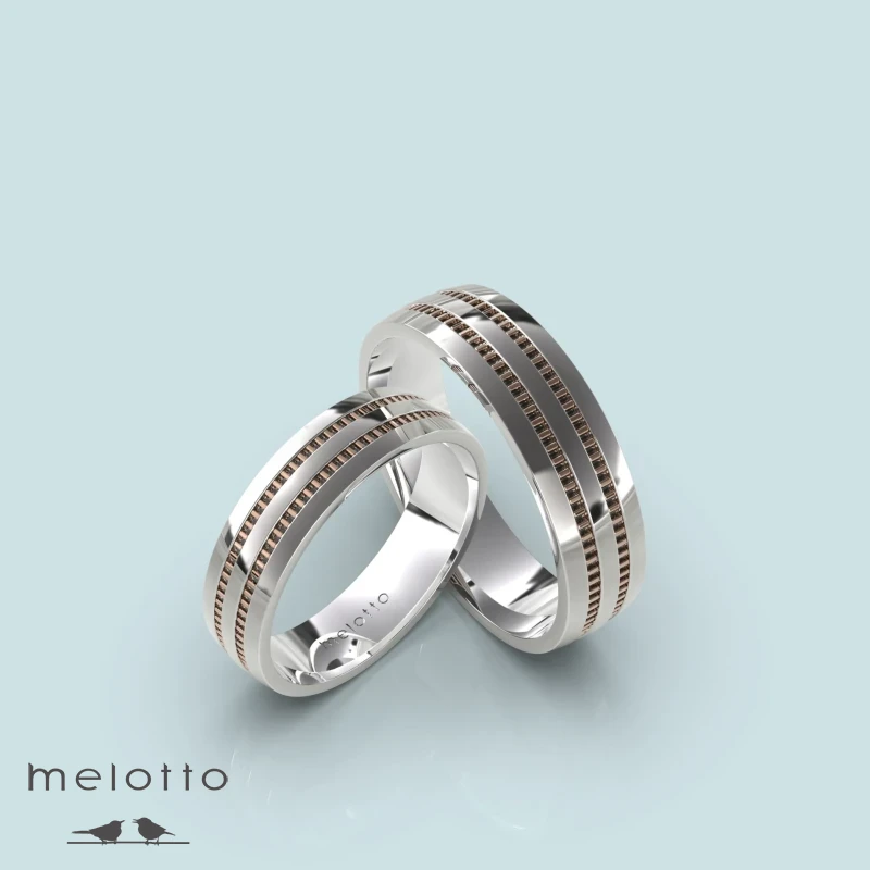 Классические парные обручальные кольца