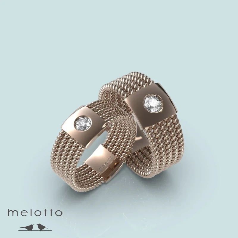 Обручальные кольца дизайн "Melotto" Обручальные кольца дизайн "Melotto"