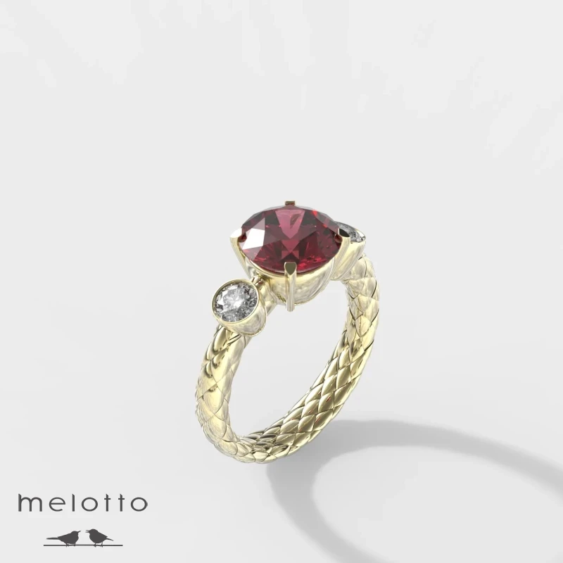 Женское кольцо «Dragonborn»