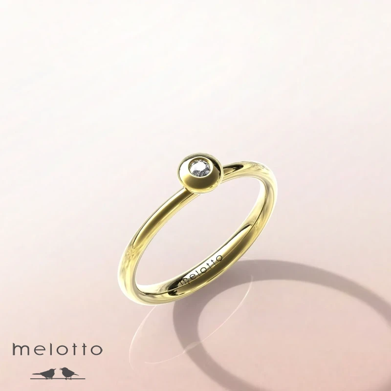 Кольцо с бриллиантом  «Mercure»