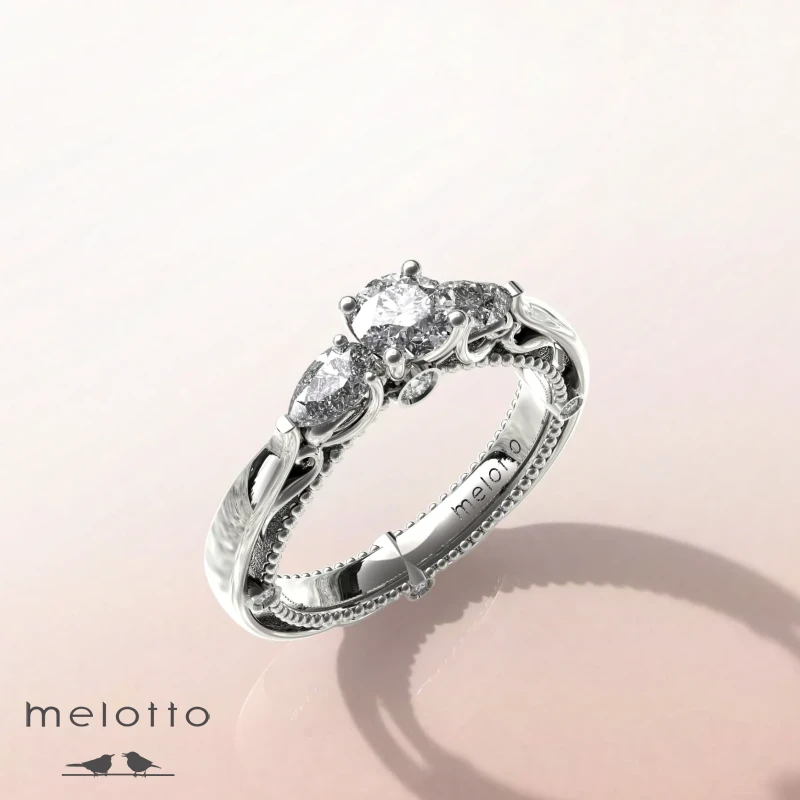 Помолвочное кольцо «Goutte de cristal» Помолвочное кольцо «Goutte de cristal»