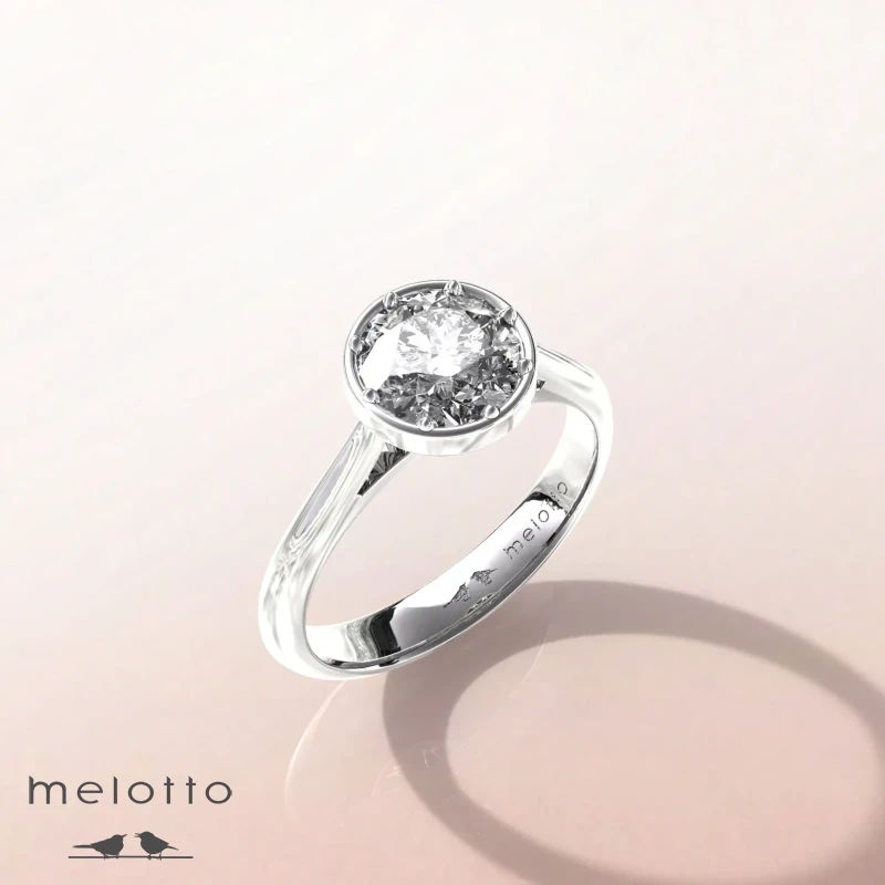 Кольцо с бриллиантом  «Elegante»