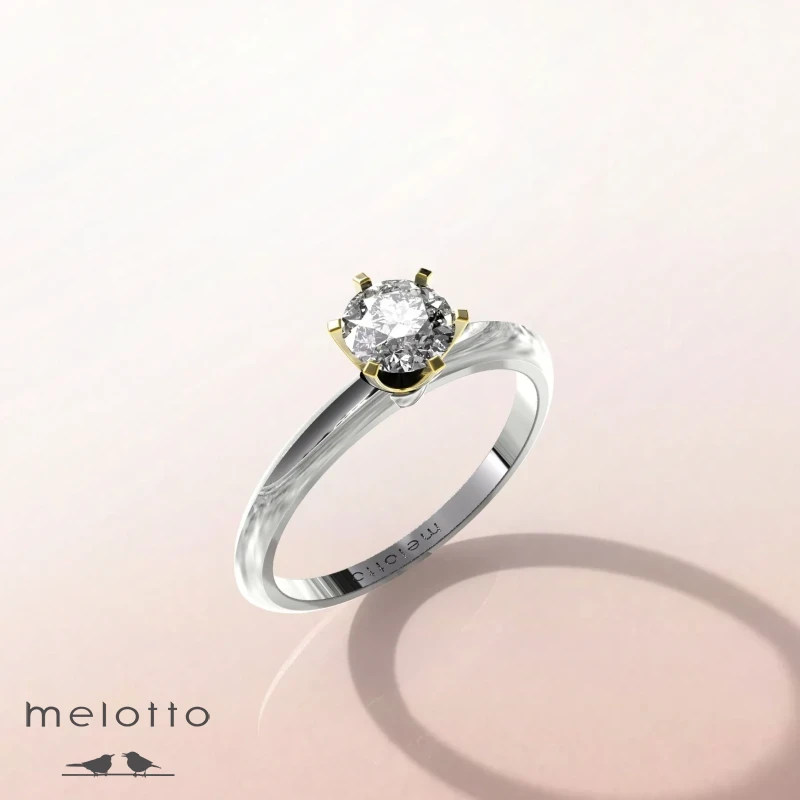 Кольцо с бриллиантом «Sottigliezza»