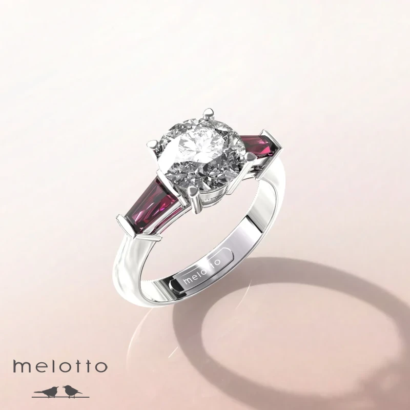 Кольцо с бриллиантом «Cortesia»