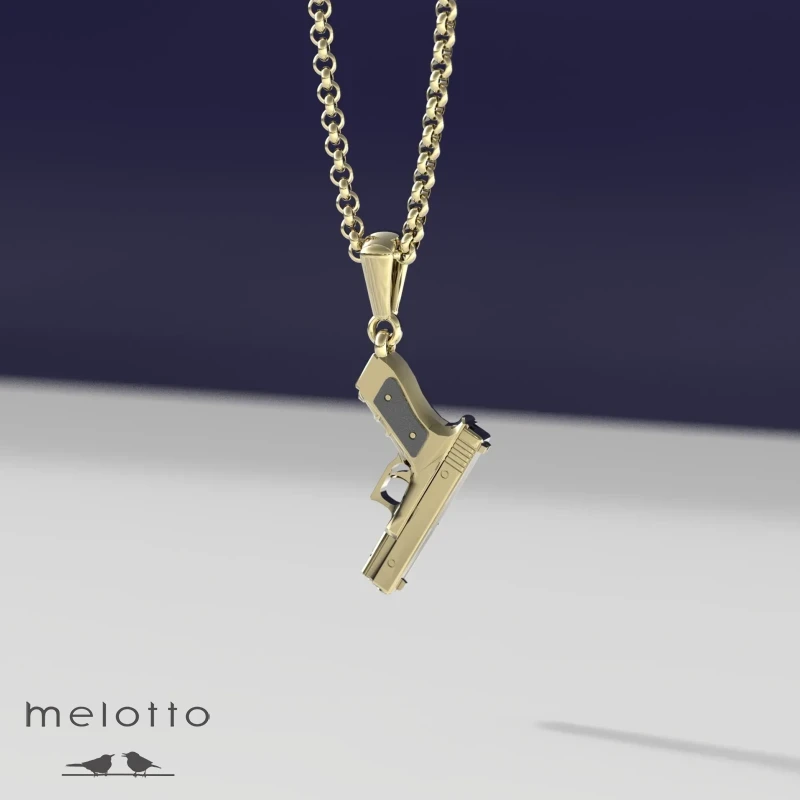 Мужской кулон «Glock 45»