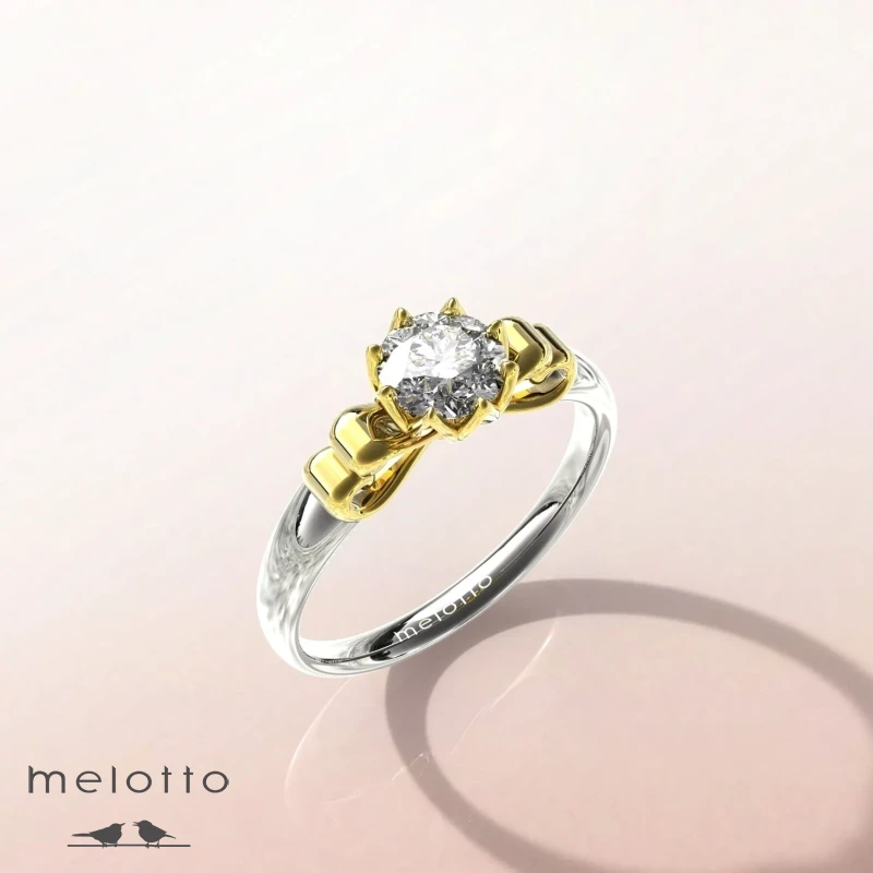 Кольцо с бриллиантом «Flower of love» Кольцо с бриллиантом «Flower of love»