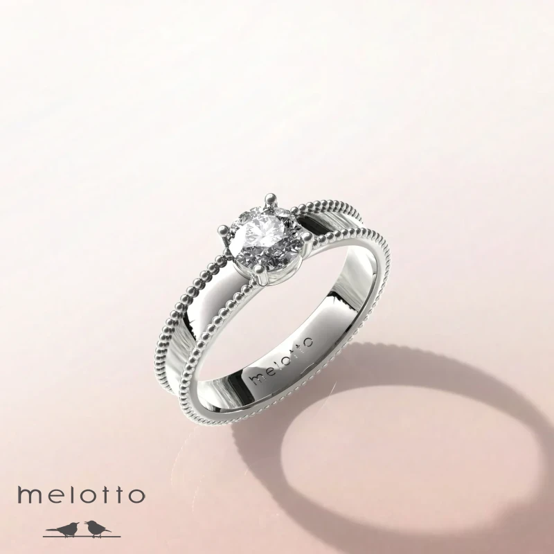 Кольцо с бриллиантом «Perle» Кольцо с бриллиантом «Perle»