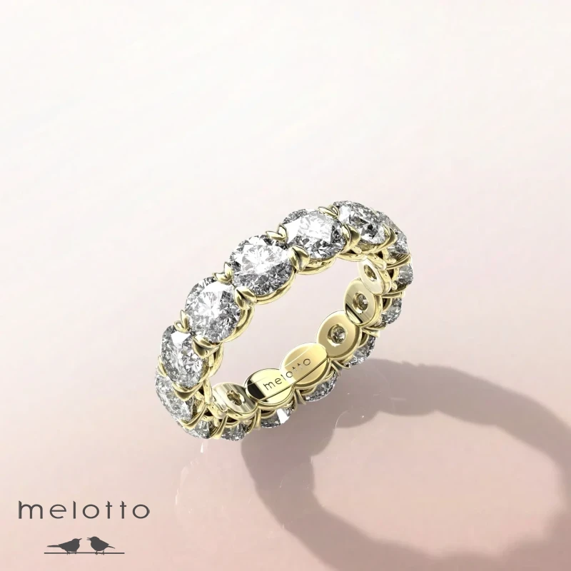 Кольцо с бриллиантом  «Bright line»