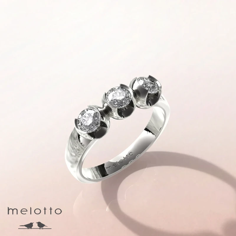 Помолвочное кольцо «Tulipe blanche» Помолвочное кольцо «Tulipe blanche»