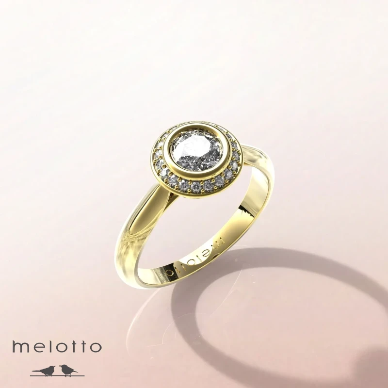 Кольцо с бриллиантом  «L'univers»